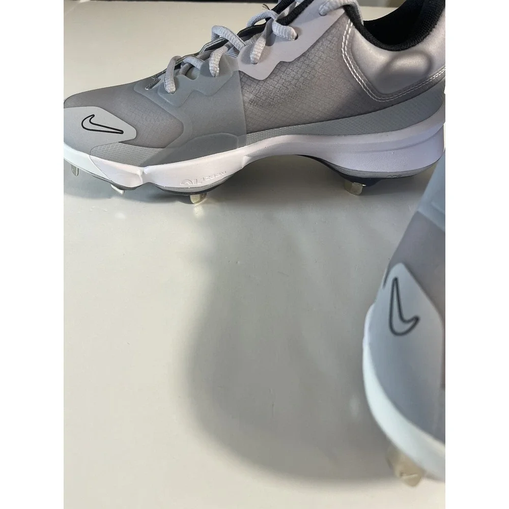 Nike Force Zoom Trout 9 Men's Pro Baseball Cleats Size 7 Gray New